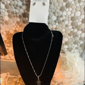 Stainless Steel Boy Necklace set
